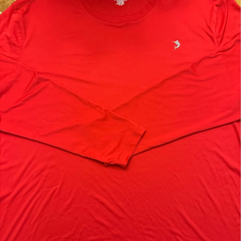 Reel Legends Reel-Tec Performance Long Sleeve Shirt Red XXL